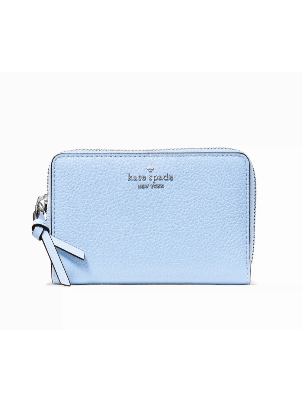 New Kate Spade Knott Medium Wallet Pebble Leather North Star